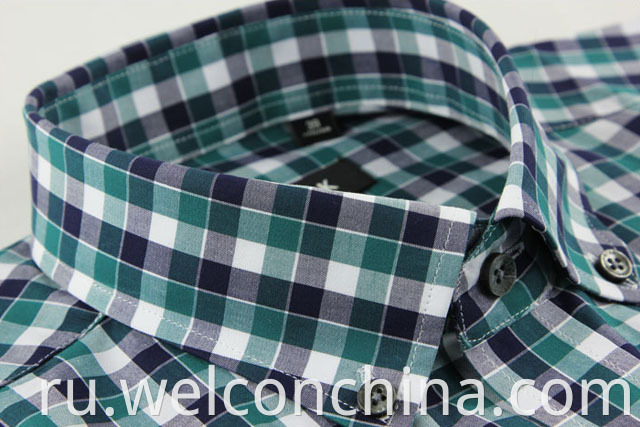 Slimming Men S Plaid Shirt Jpg